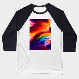 Colorful Abstract pattern design #17 Baseball T-Shirt